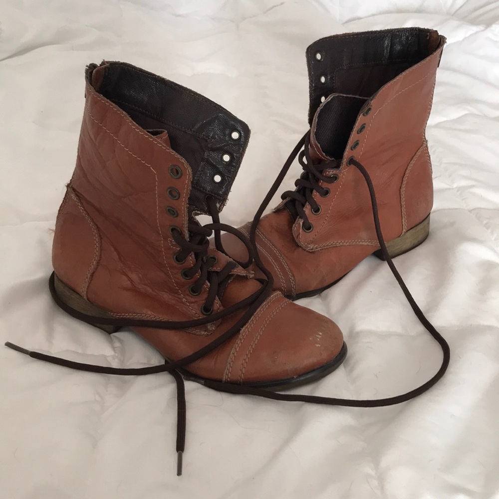 Steve Madden combat boots!